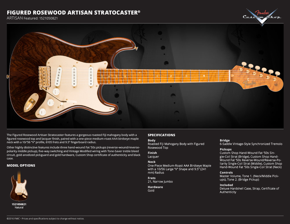 Fender Artisan Stratocaster