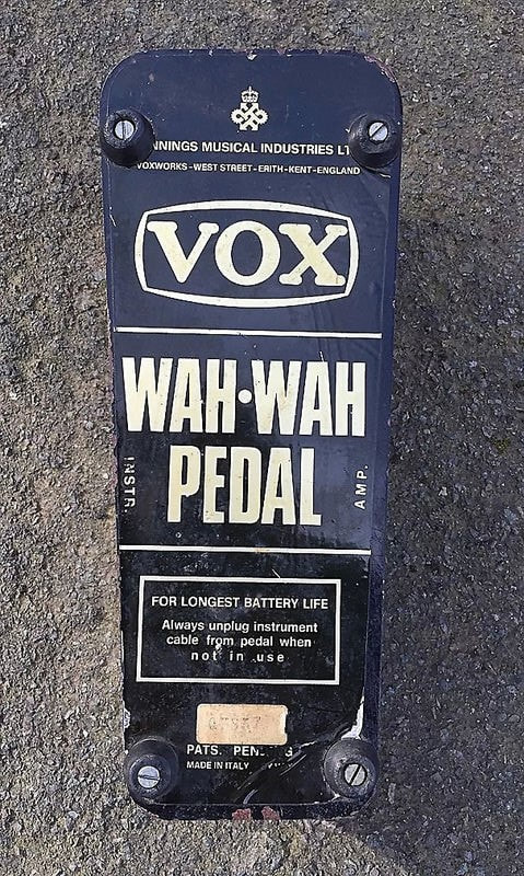 The VOX Showroom -- Vox King Wah Wah Pedal - 1967 - Mid 1970's