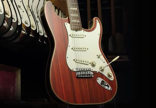 The 1967 Zebrawood Stratocaster prototype, a guitar that never went production